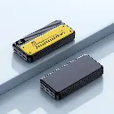 باور بانك MAJENTIK 20000 مللي أمبير لون أسود وأصفر مع شاشة ديجيتال